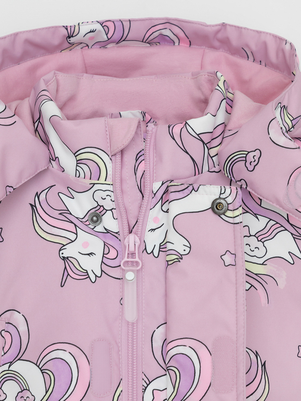 Комбинезоны утепленные для девочки, артикул: ВК 60085/н/52 Ал, цвет: розовый, фото 6