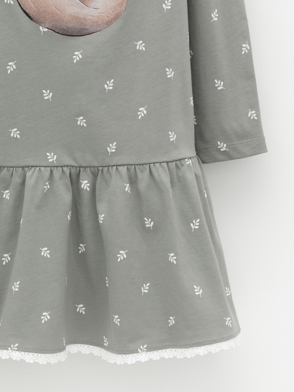 Платье для девочки, артикул: КР 5960, цвет: хаки, фото 6