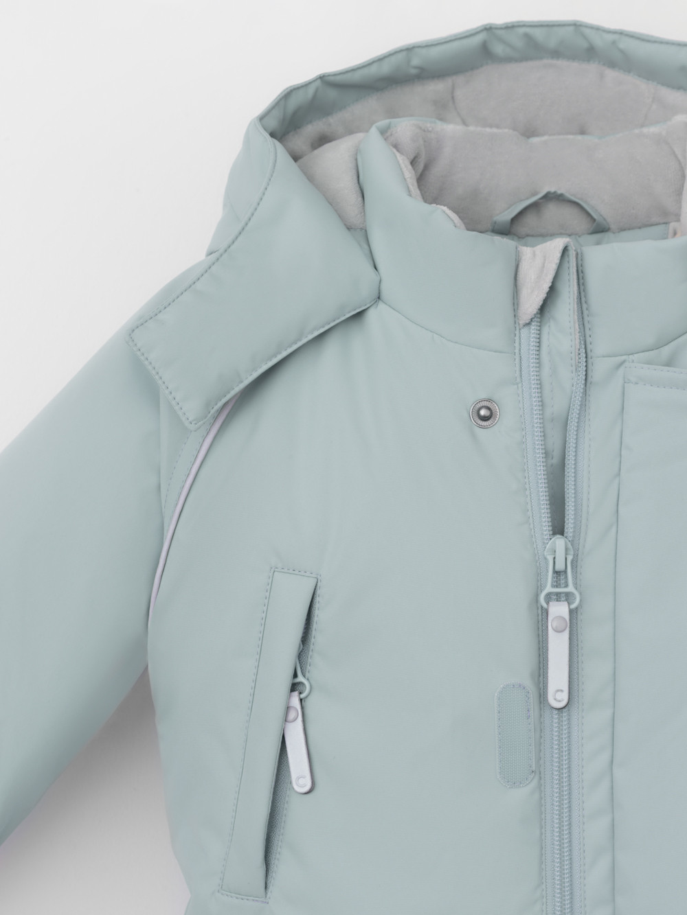 Комбинезоны утепленные для девочки, артикул: ВК 60132/2 УЗГ, цвет: зеленый, фото 6