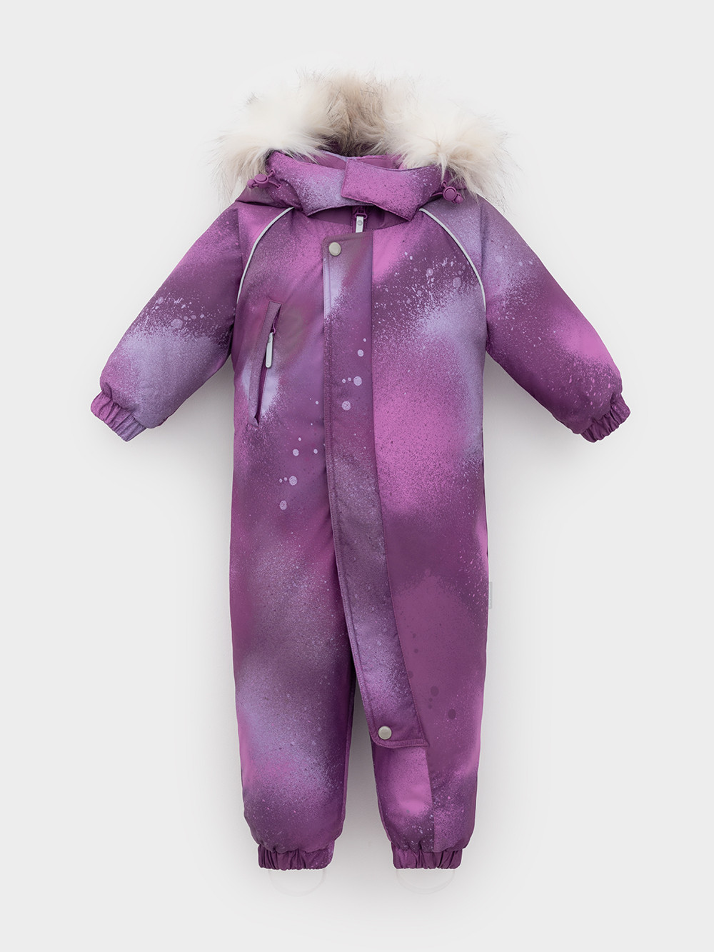 Комбинезоны утепленные для девочки, артикул: ВК 60116/н/16 Ал, цвет: фиолетовый, фото 7