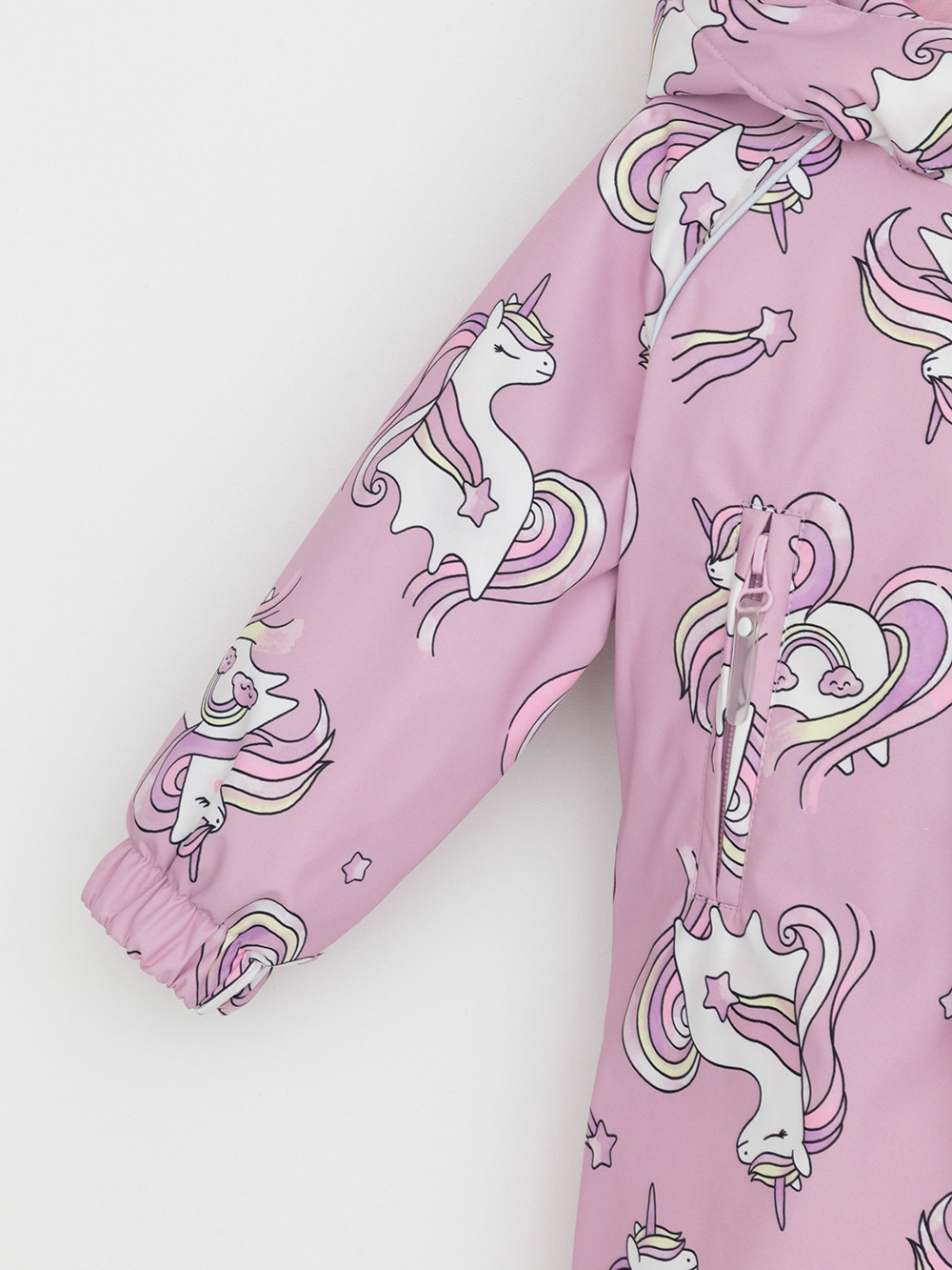 Комбинезоны утепленные для девочки, артикул: ВК 60085/н/52 Ал, цвет: розовый, фото 7