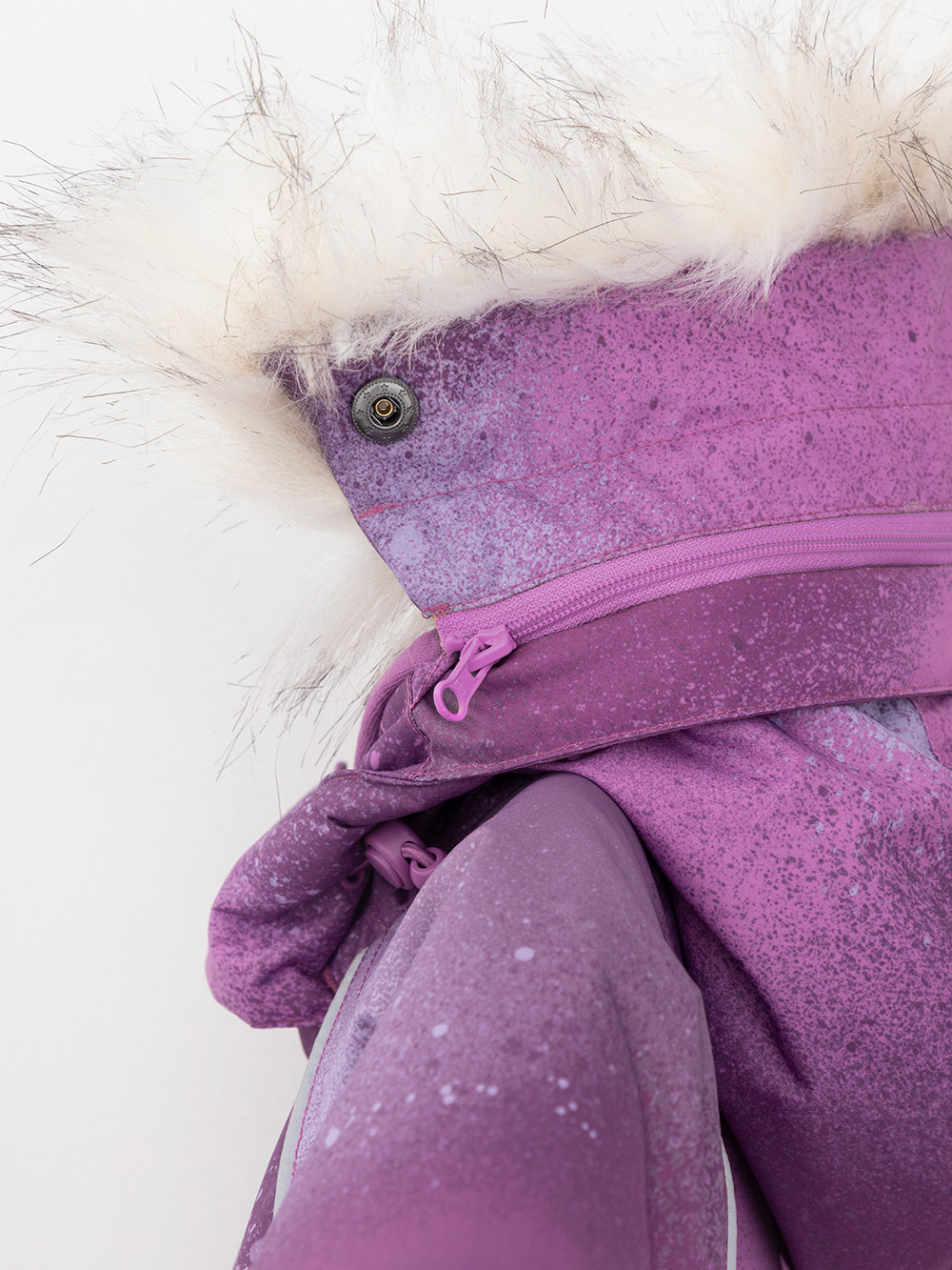 Комбинезоны утепленные для девочки, артикул: ВК 60116/н/16 Ал, цвет: фиолетовый, фото 10