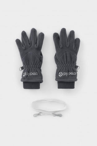 Перчатки для мальчика, артикул: ФЛ 10001/25/53 ГР, цвет: темно-серый
