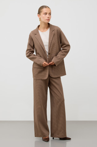 Жакеты, куртки женские для мам, артикул: ЕВТ 3333, цвет: коричневый