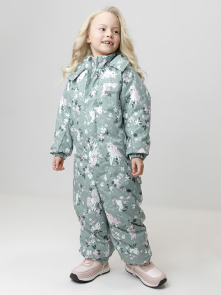 Комбинезоны утепленные для девочки, артикул: ВК 60069/н/6 УЗГ, цвет: минт