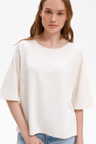 Джемперы женские для мам, артикул: ЕВТ 3301, цвет: бежевый