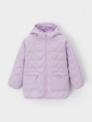 Куртка для девочки, артикул: ВК 32188/1 ГР, цвет: фиолетовый
