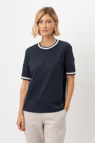 Футболки женские для мам, артикул: ЕВТ 3127, цвет: синий