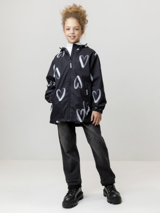 Куртка для девочки, артикул: ВК 32187/н/2 УЗГ, цвет: черный3