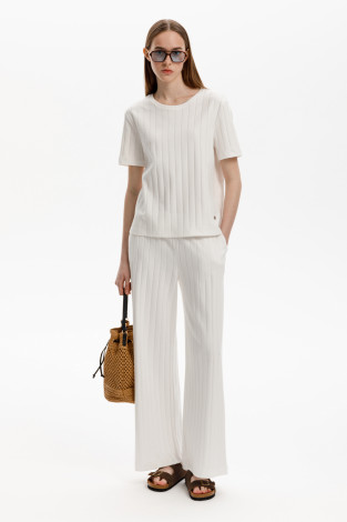 Брюки женские для мам, артикул: ЕВТ 4110, цвет: бежевый