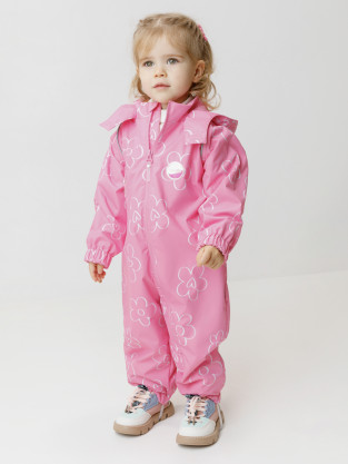 Комбинезоны утепленные для девочки, артикул: ВК 60088/н/20 Ал, цвет: розовый