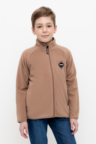 Куртка для мальчика, артикул: ФЛ 34011/29 ГР, цвет: бежевый