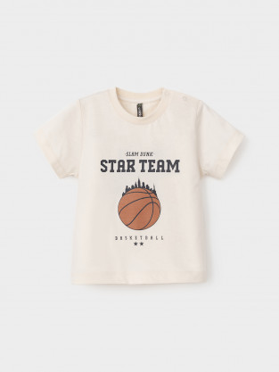 Футболка для мальчика, артикул: КР 302973, цвет: сахар