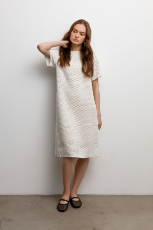 Платья женские для мам, артикул: ЕВ 527, цвет: бежевый