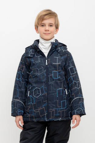 Куртки для мальчика, артикул: ВК 36089/н/3 ГР ( 92-122), цвет: темно-синий