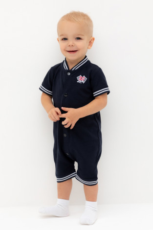 Полукомбинезон для мальчика, артикул: КР 6547, цвет: темно-синий