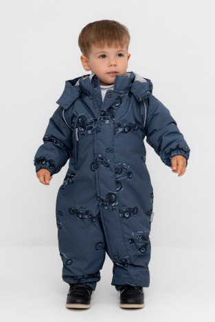 Комбинезоны утепленные для мальчика, артикул: ВК 60032/н/54 Ал, цвет: синий
