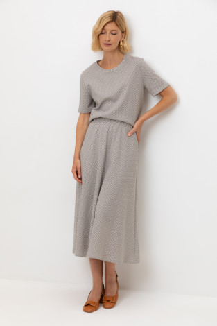 Юбки женские для мам, артикул: ЕВТ 7029, цвет: светло-серый5