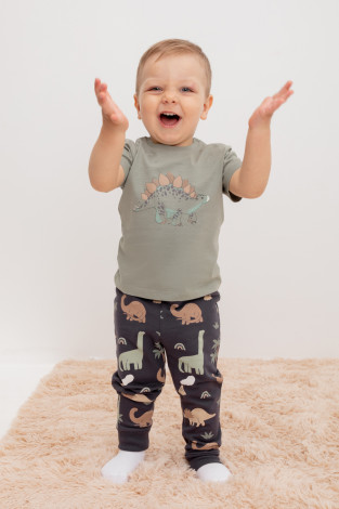 Брюки для мальчика, артикул: КР 400581, цвет: темно-серый