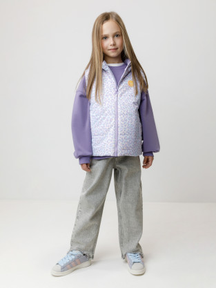 Жилет для девочки, артикул: ВК 35019/н/2 ГР (98-128), цвет: минт