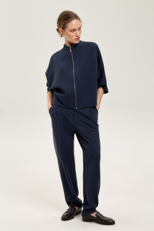 Жакеты, куртки женские для мам, артикул: ЕВТ 3281, цвет: синий