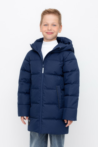Пальто, плащи для мальчика, артикул: ВК 34070/3 УЗГ ( 98-122), цвет: синий