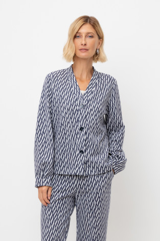 Жакеты, куртки женские для мам, артикул: ЕВТ 3284, цвет: синий