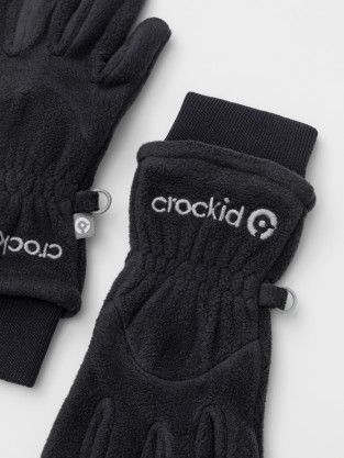 Перчатки для мальчика, артикул: ФЛ 10001/25/55 ГР, цвет: темно-серый - 2 фото