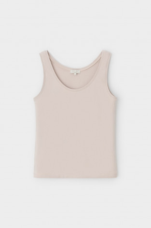 Майки женские для мам, артикул: ЕВТ 3299, цвет: светло-бежевый - 2 фото