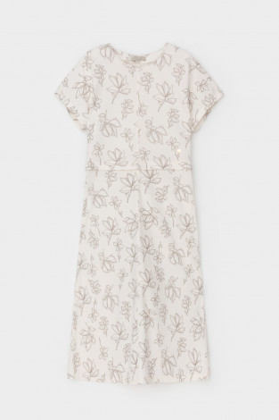 Платья женские для мам, артикул: ЕВТ 5079, цвет: бежевый - 2 фото