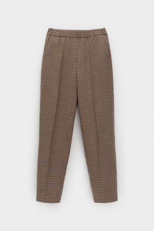 Брюки женские для мам, артикул: ЕТ 40020, цвет: светло-бежевый - 2 фото