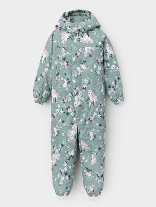 Комбинезоны утепленные для девочки, артикул: ВК 60069/н/6 УЗГ, цвет: минт - 2 фото