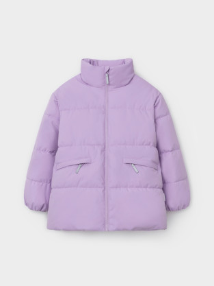 Куртка для девочки, артикул: ВК 32193/1 ГР, цвет: фиолетовый - 2 фото