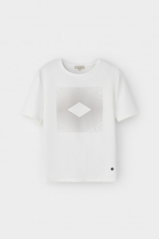 Футболки женские для мам, артикул: ЕВТ 3297, цвет: бежевый - 2 фото