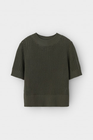 Джемперы женские для мам, артикул: ЕВ 30220, цвет: зеленый - 2 фото