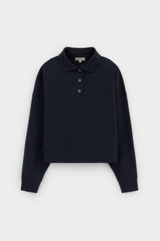 Джемперы женские для мам, артикул: ЕВТ 3282, цвет: синий - 2 фото