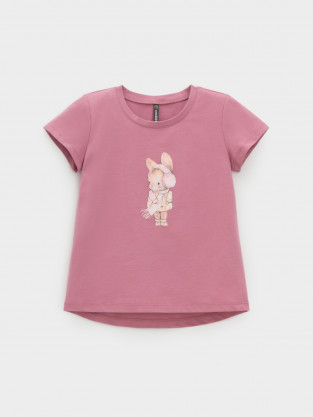 Футболка для девочки, артикул: КР 302875, цвет: розовый - 2 фото