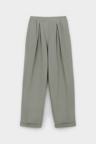 Брюки женские для мам, артикул: ЕВТ 4132, цвет: зеленый - 2 фото