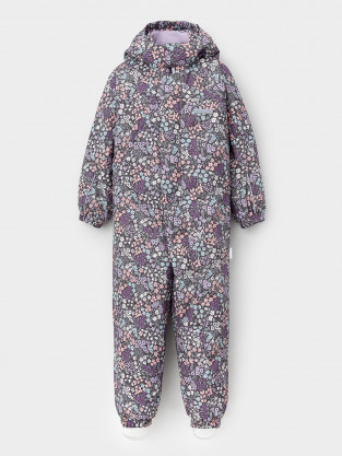 Комбинезоны утепленные для девочки, артикул: ВК 60069/н/8 УЗГ, цвет: темно-серый - 2 фото