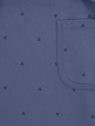 Халат для мальчика, артикул: К 5763, цвет: синий - 2 фото