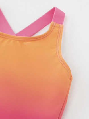 Купальник для девочки, артикул: ТК 16029/1 ФВ, цвет: розовый - 2 фото