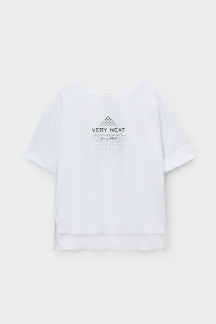 Футболки женские для мам, артикул: ЕВТ 3271, цвет: белый - 2 фото