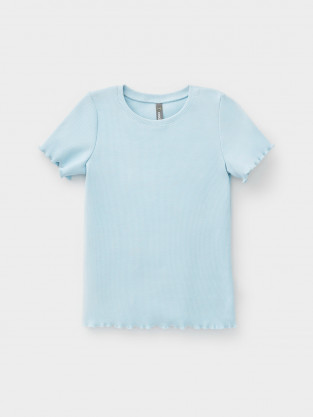 Футболка для девочки, артикул: КР 301989, цвет: голубой - 2 фото