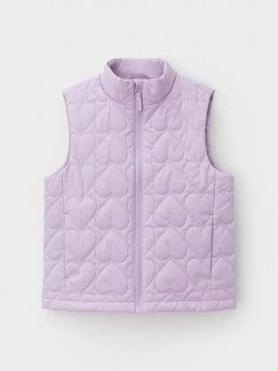 Жилет для девочки, артикул: ВК 35020/1 ГР, цвет: фиолетовый - 2 фото