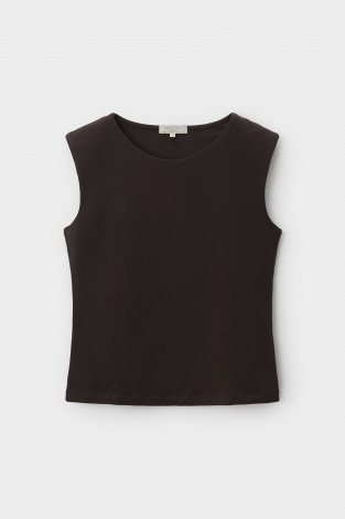 Майки женские для мам, артикул: ЕВТ 3329, цвет: коричневый - 2 фото