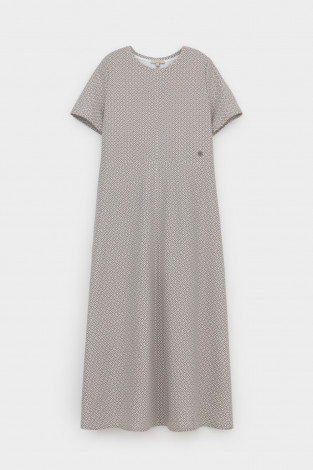 Платья женские для мам, артикул: ЕВТ 5077, цвет: светло-серый5 - 2 фото