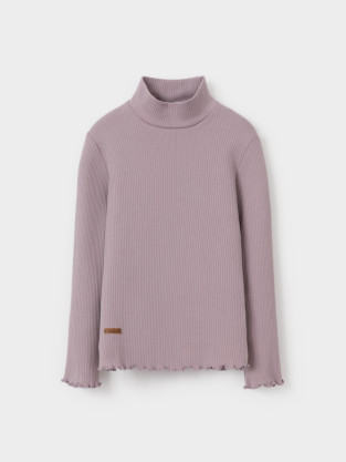 Водолазки для девочки, артикул: КР 302872, цвет: фиолетовый - 2 фото