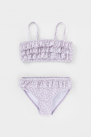 Купальник для девочки, артикул: ТК 17009/7н ФВ, цвет: фиолетовый - 2 фото