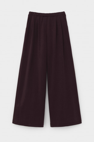 Брюки женские для мам, артикул: ЕВТ 4166, цвет: бордовый - 2 фото