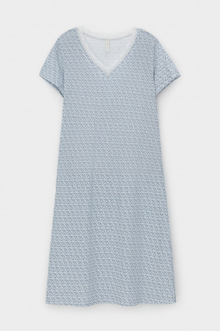 Сорочки ночные женские для мам, артикул: Е 10054, цвет: сахар - 2 фото